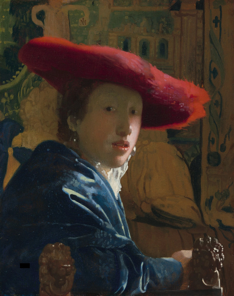 La Fille au chapeau rouge, vers 1669 – Johannes Vermeer