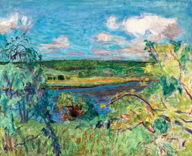 Vernonnet, paysage près de Giverny - Pierre Bonnard