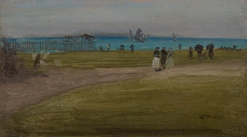 Vert et Violet : La Promenade du Soir - James Abbott McNeill Whistler