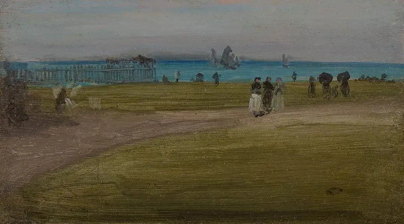Vert et Violet : La Promenade du Soir - James Abbott McNeill Whistler