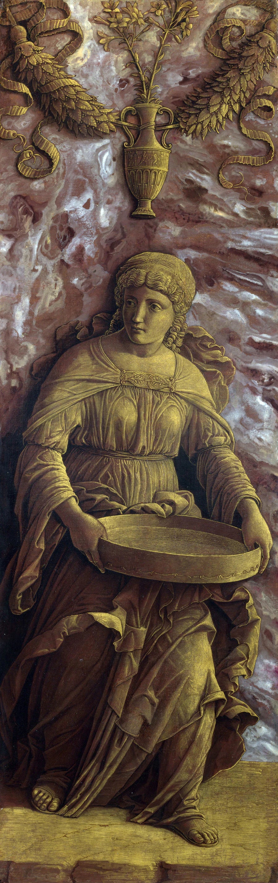 La Vestale Vierge Tuccia au Tamis - Andrea Mantegna