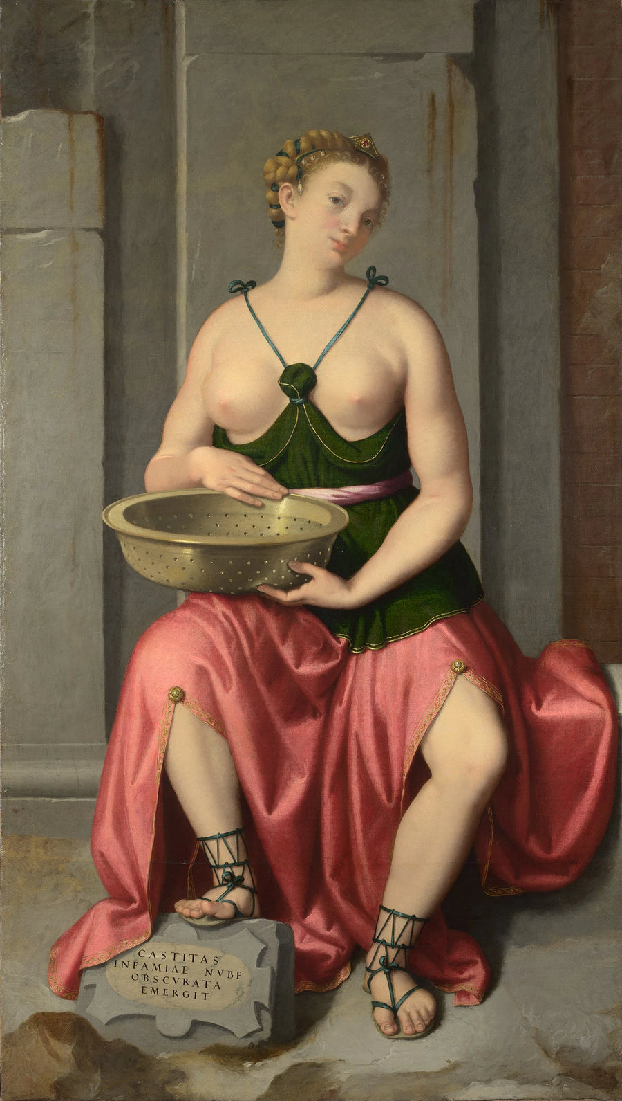 La Vestale Vierge Tuccia - Giovanni Battista Moroni