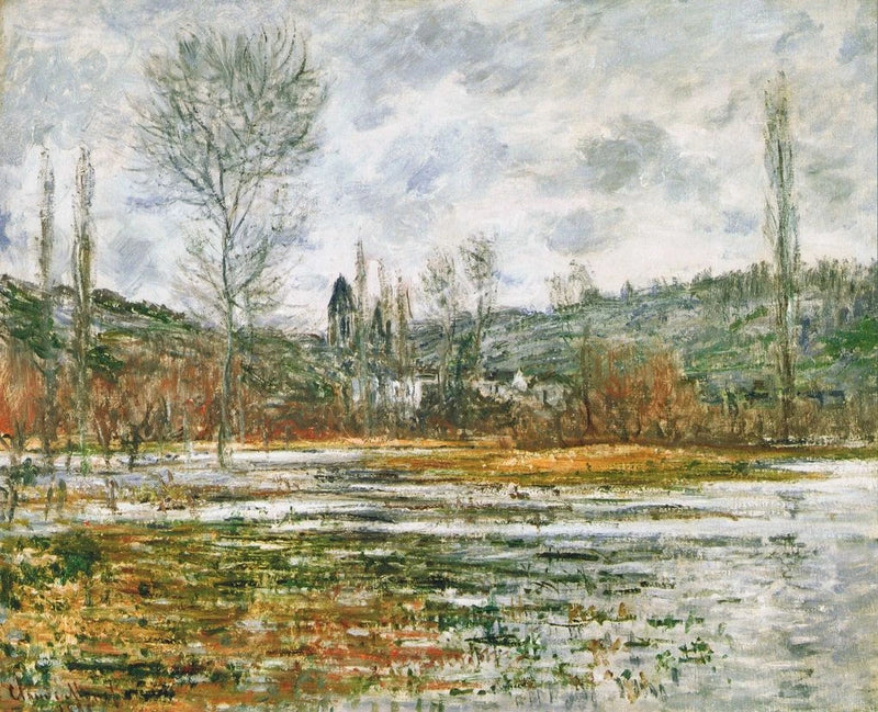 Vétheuil, prairie inondée W639 – Claude Monet