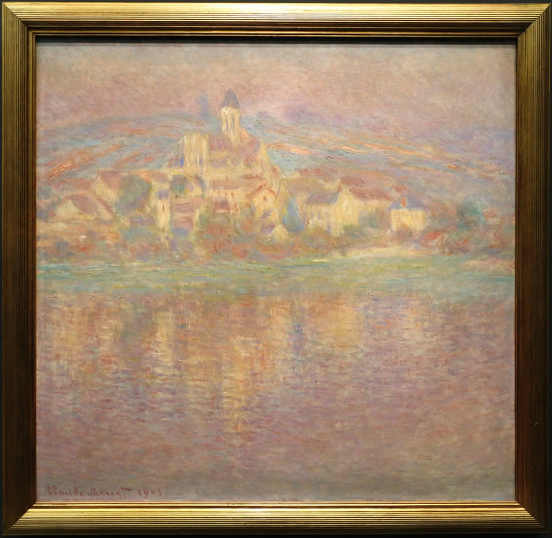 Vétheuil, soleil couchant - Claude Monet