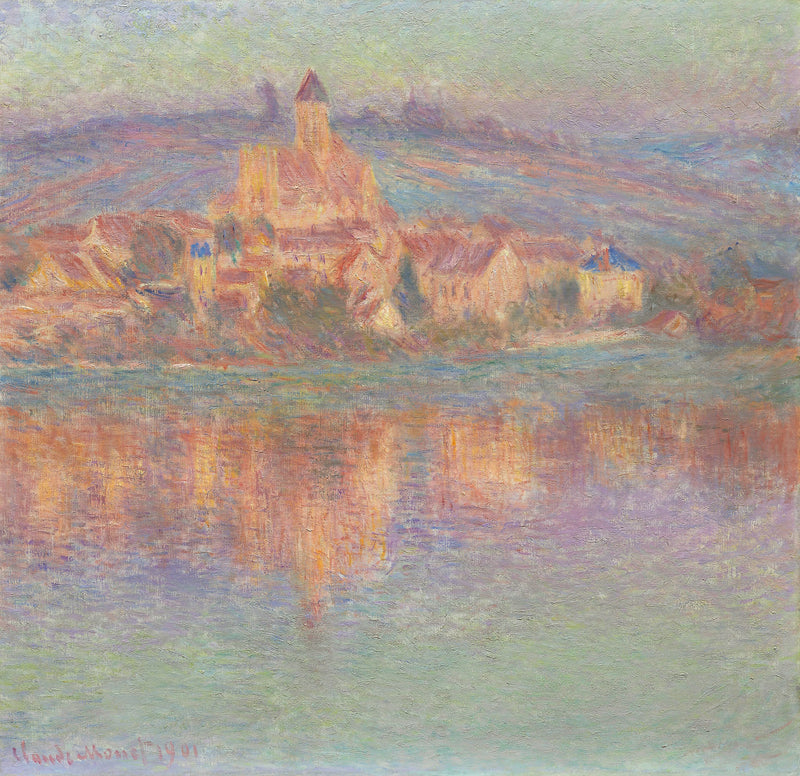 Vétheuil, effet du soir – Claude Monet