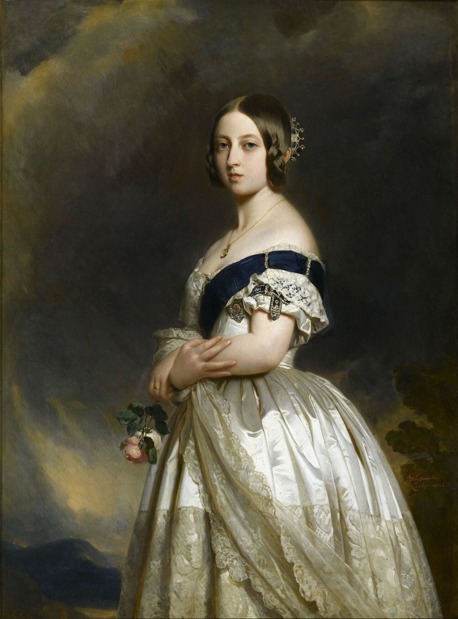 Victoria Ière, reine de Grande Bretagne (1819-1901) - Franz Xaver Winterhalter