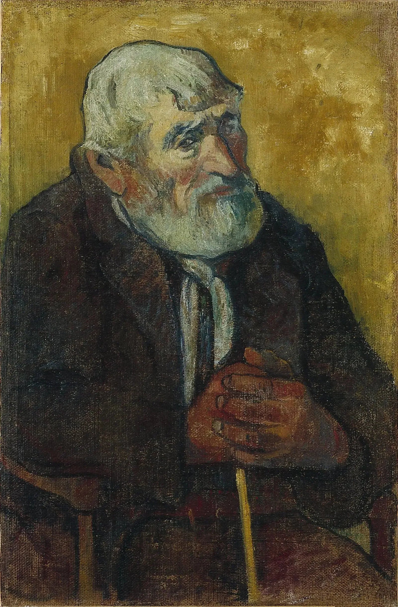 Vieil homme au bâton - Paul Gauguin
