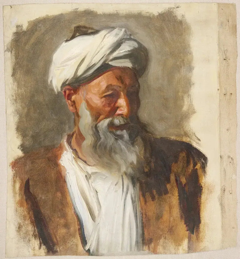 Vieil homme au turban blanc - John Singer Sargent