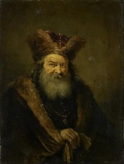 Vieillard à toque de fourrure - David Teniers le Jeune