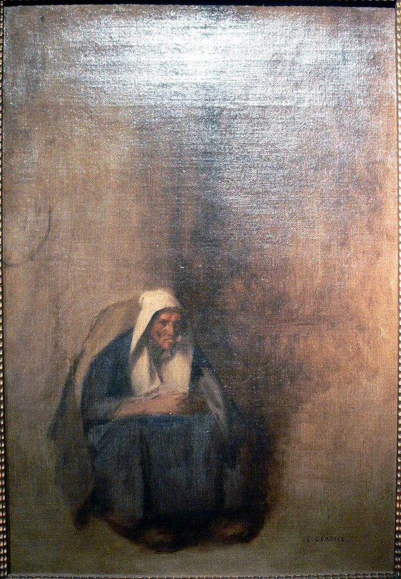 Vieille Femme à la pipe - Jean-Léon Gérôme