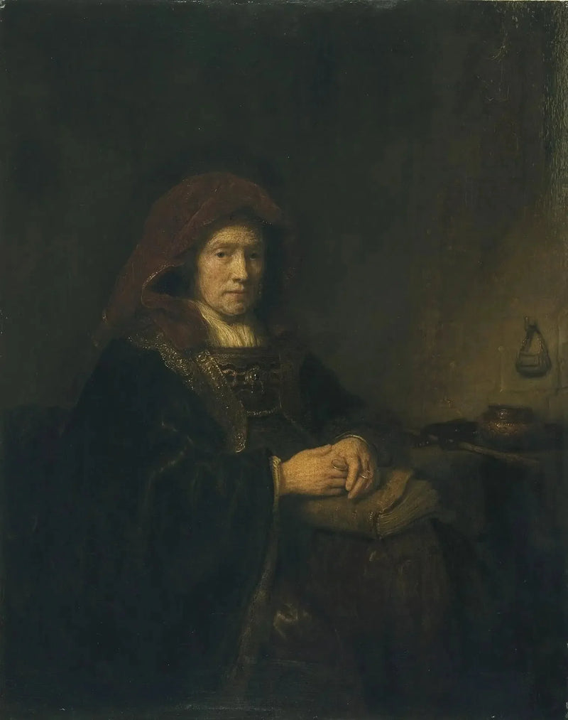 Vieille femme à lunettes - Rembrandt