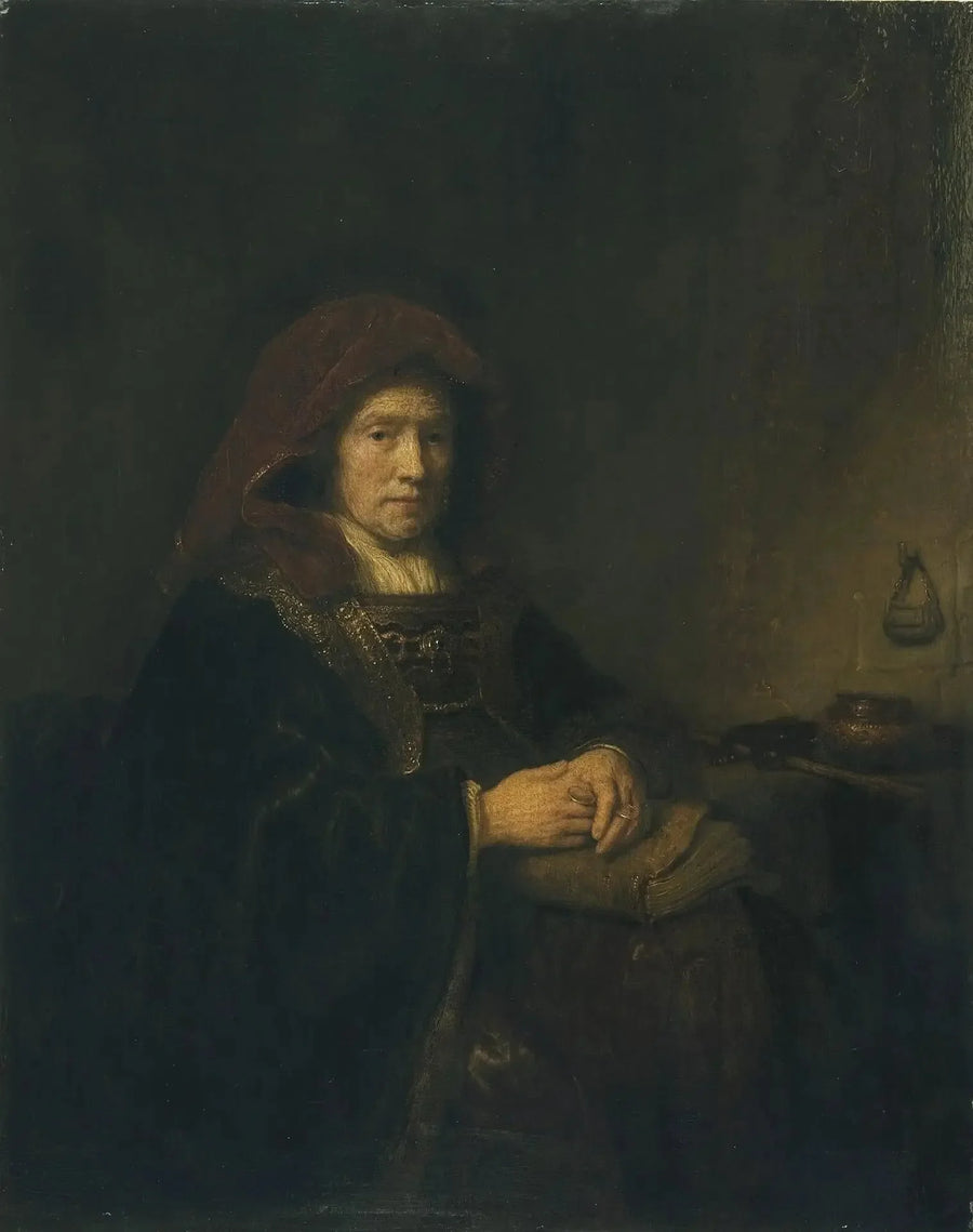 Vieille femme à lunettes - Rembrandt