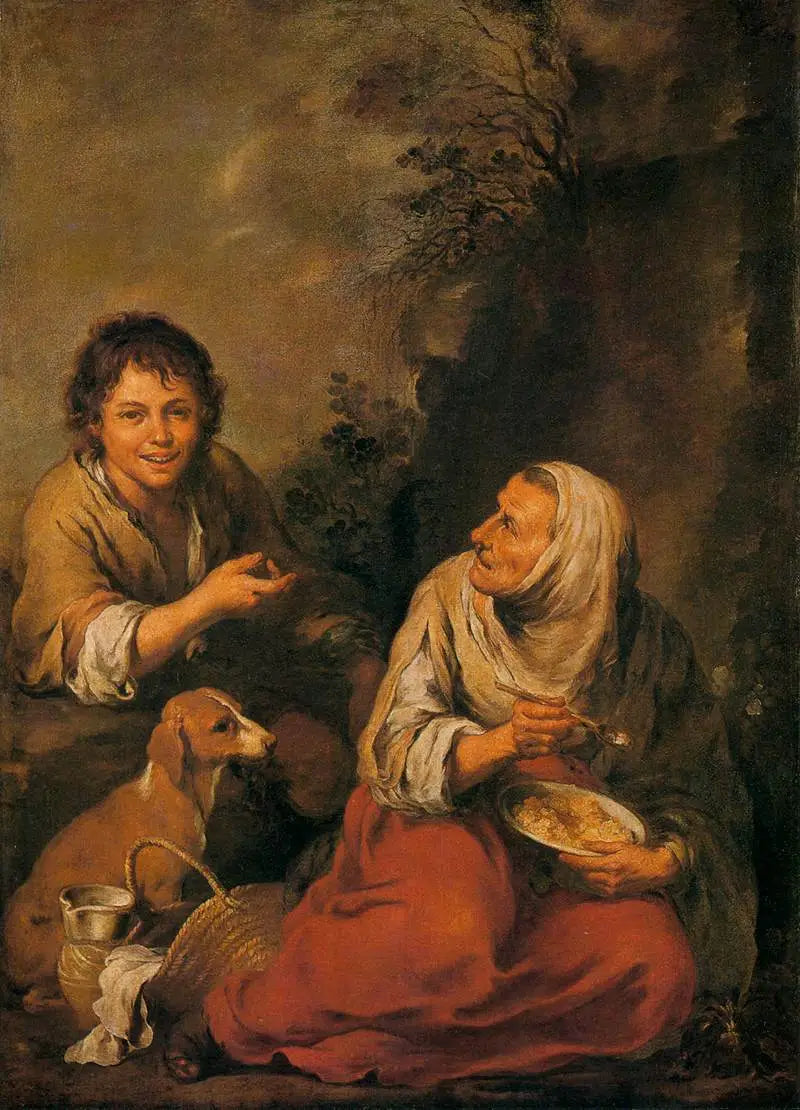 Vieille femme et garçon - Bartolomé Esteban Murillo