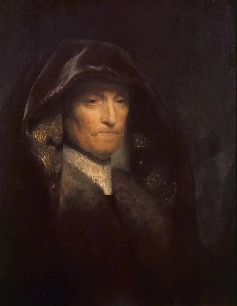 Vieille femme dite « la mère de l’artiste » – Rembrandt, vers 1627–1629