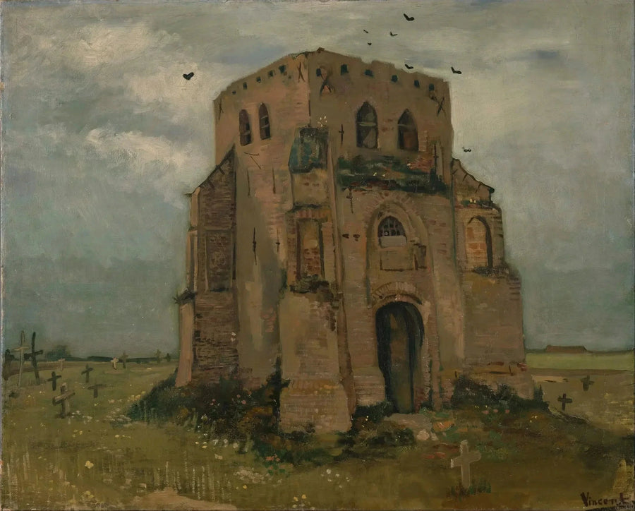 La vieille tour de Nuenen, F84 – Van Gogh