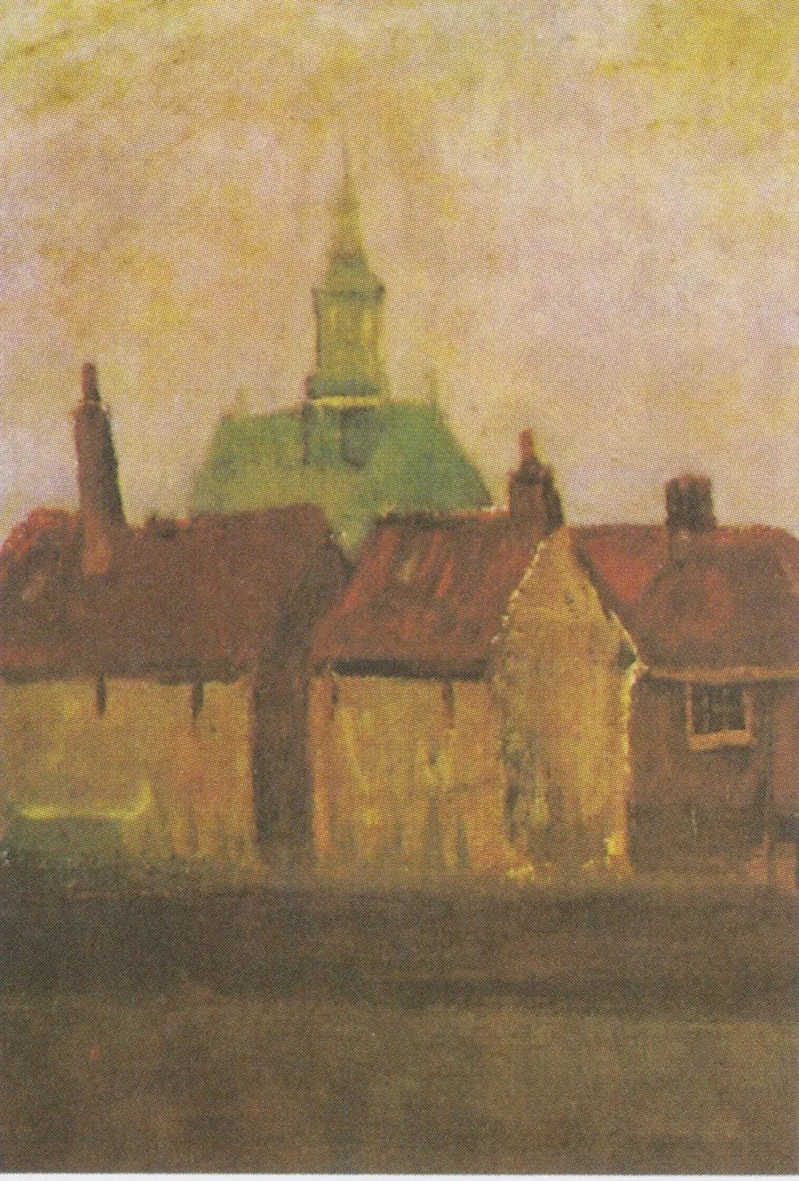 Vieilles maisons et Nouvelle Église, F204 – Van Gogh
