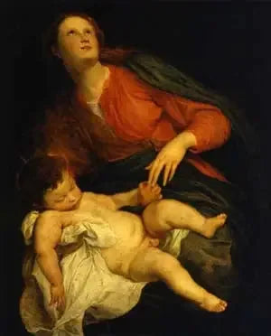 Vierge à l'Enfant - Antoine van Dyck