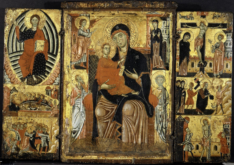 Vierge à l'Enfant en majesté - Master of the Magdalen