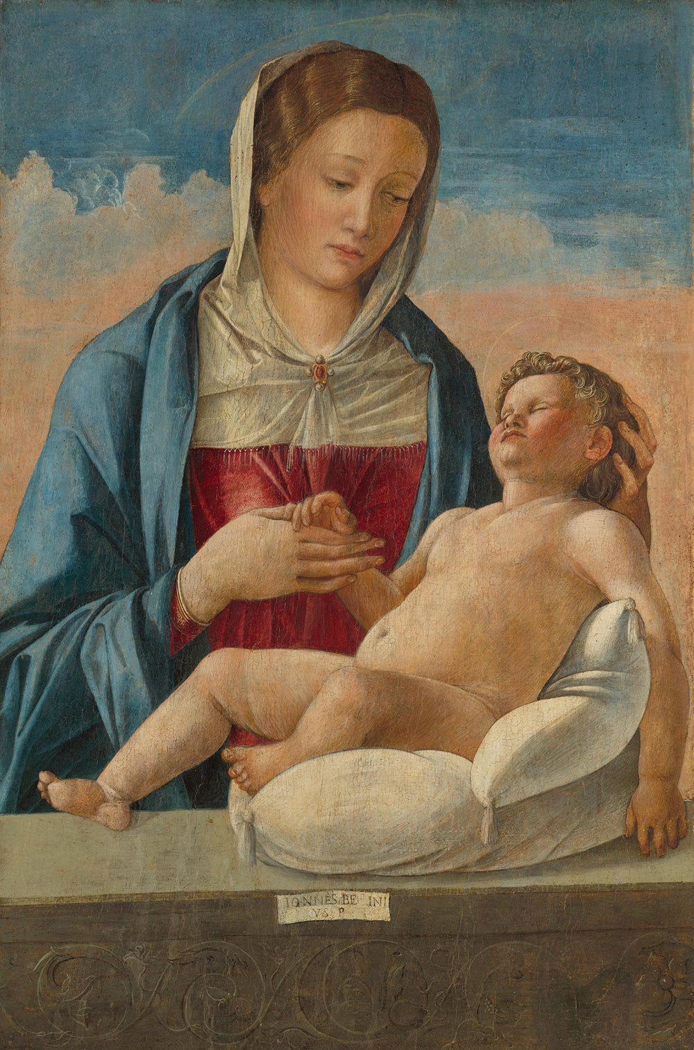 Vierge à l’Enfant endormi sur un parapet - Giovanni Bellini - Alpha Reproduction