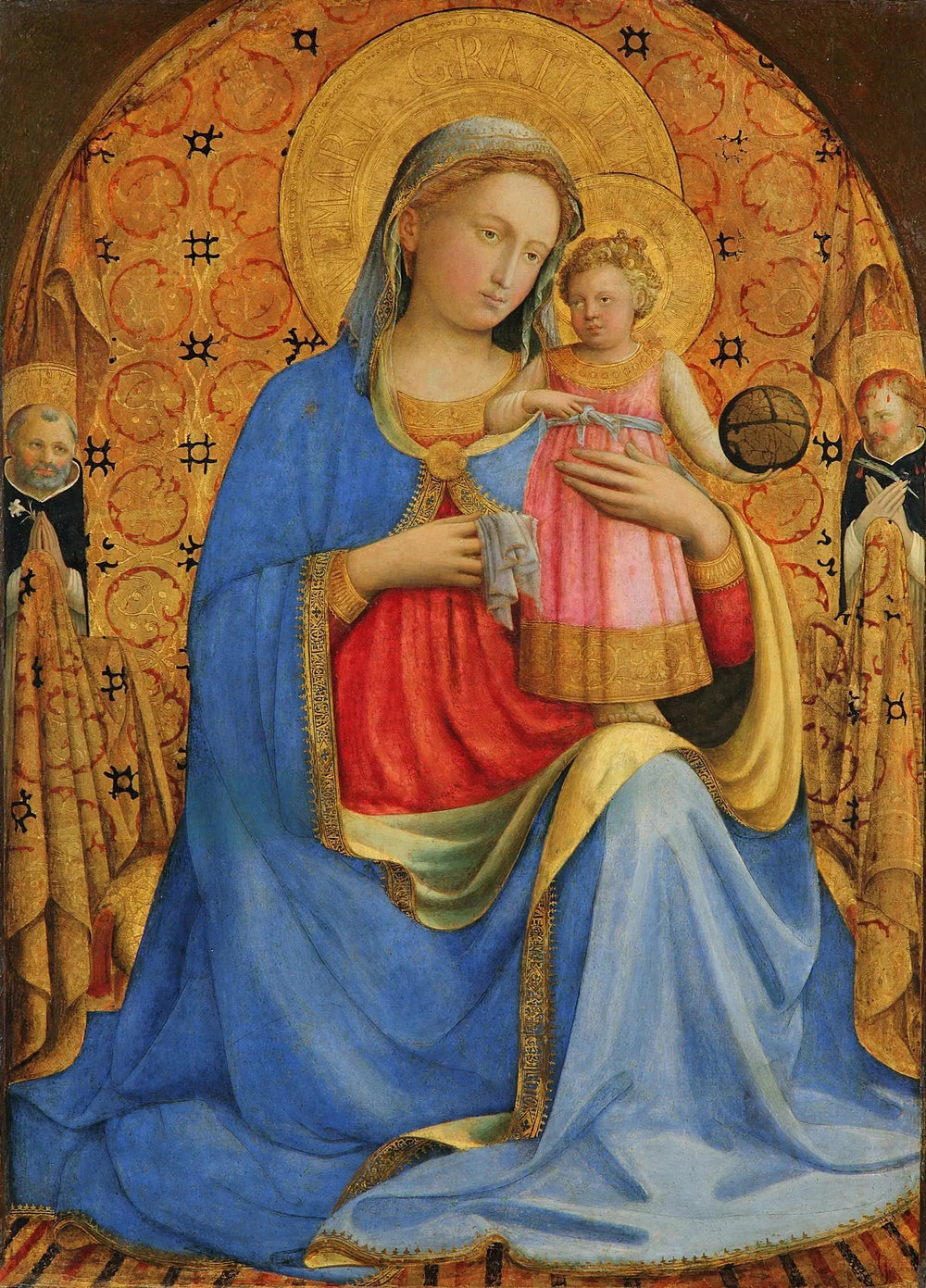 Vierge à l'Enfant - Fra Angelico image 1 copie peinte à la main à l’huile