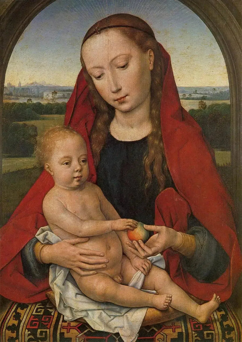 Vierge à l'Enfant. - Hans Memling