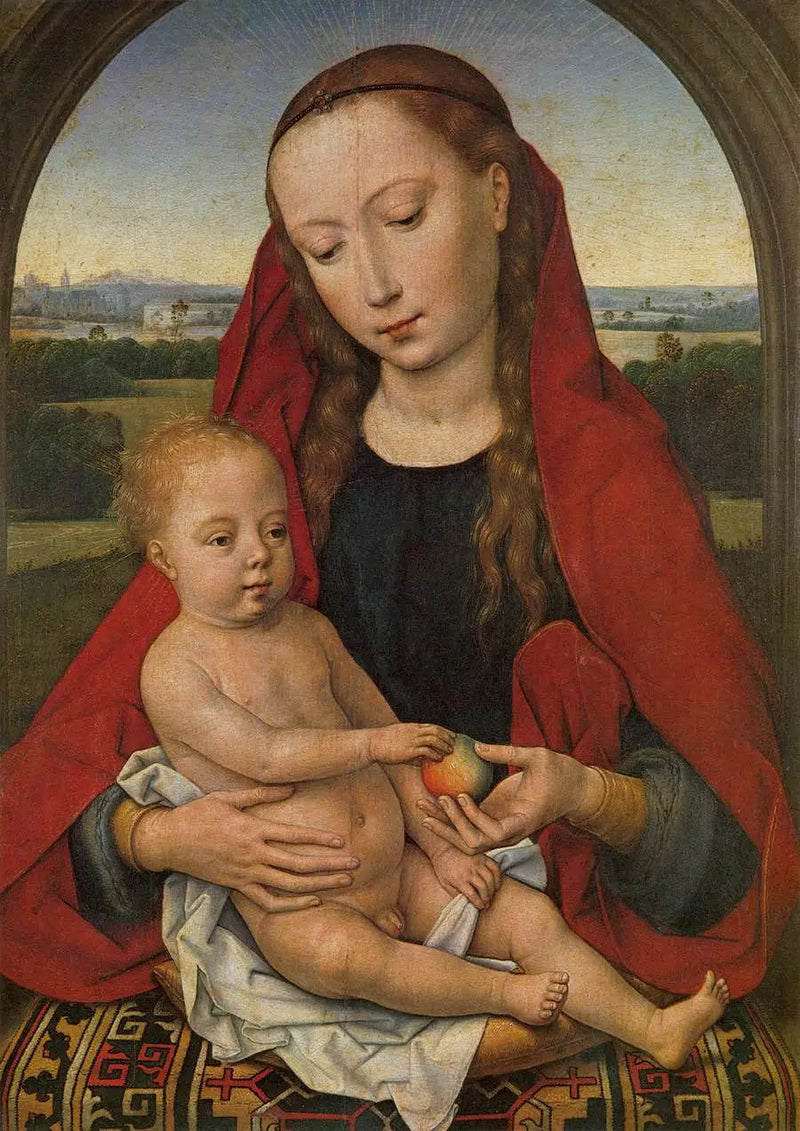Vierge à l'Enfant. - Hans Memling