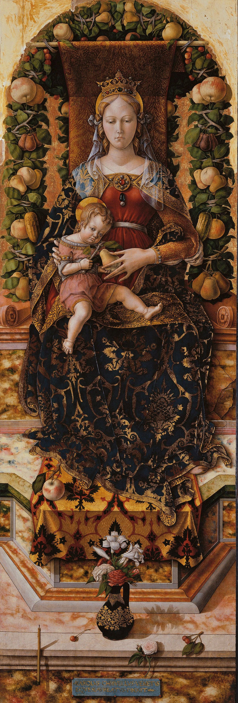 Vierge à la chandelle - Carlo Crivelli