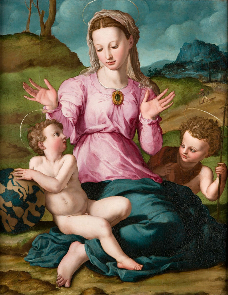 Vierge à l'Enfant avec saint Jean-Baptiste - Bronzino