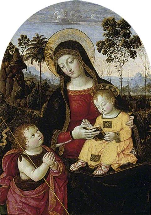 Vierge à l'Enfant avec saint Jean-Baptiste - Pinturicchio