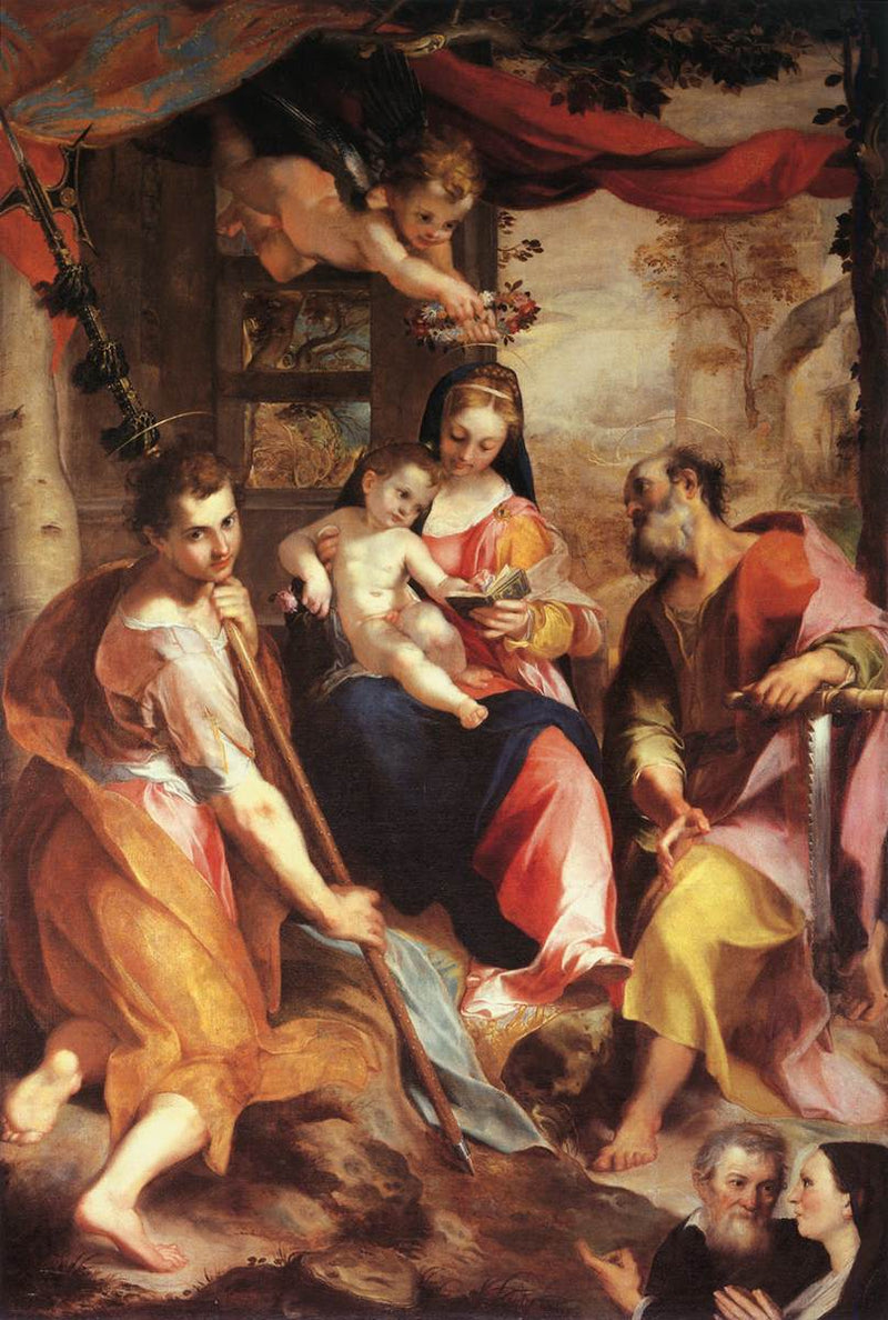 Vierge à l'Enfant avec saint Simon et saint Jude - Federico Barroci