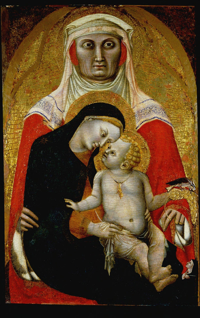 Vierge à l'Enfant avec sainte Anne - Francesco Traini