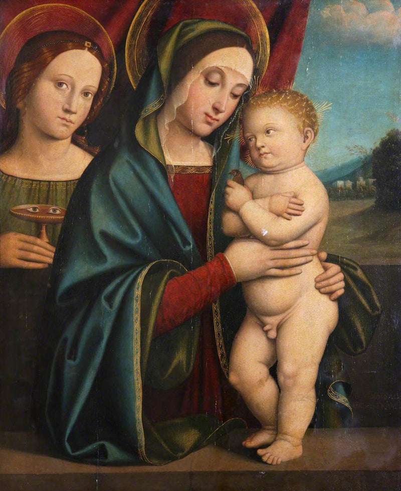Vierge à l'Enfant avec sainte Lucie - Francesco Francia