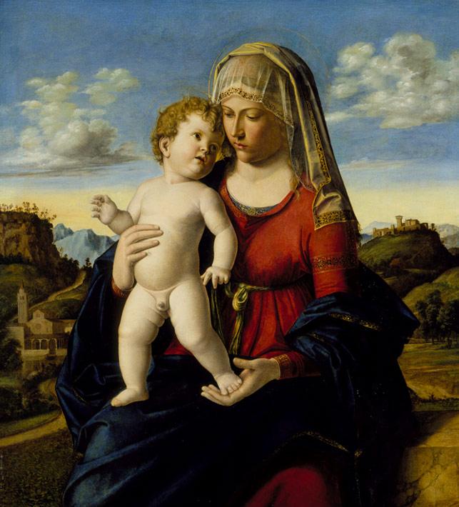 Vierge à l'Enfant. - Cima da Conegliano