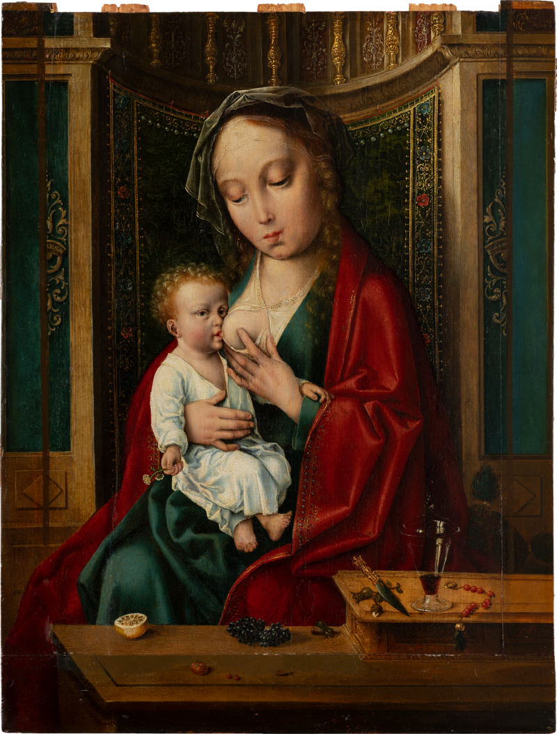 Vierge à l'Enfant dans une niche - Joos van Cleve
