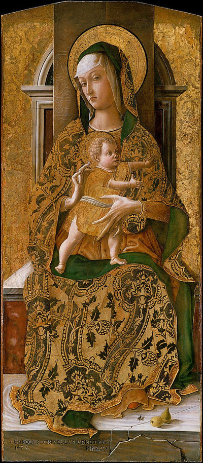 Vierge à l’Enfant en majesté - Carlo Crivelli - Alpha Reproduction