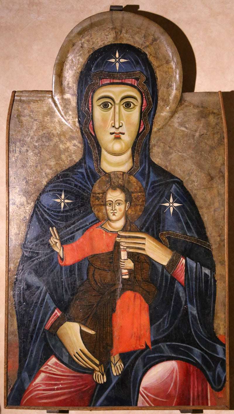 Vierge à l'Enfant en majesté - Master of the Bigallo Crucifix