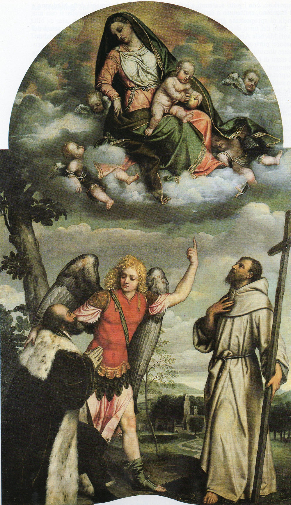 Vierge à l’Enfant et saints - Alessandro Bonvicino - Alpha Reproduction