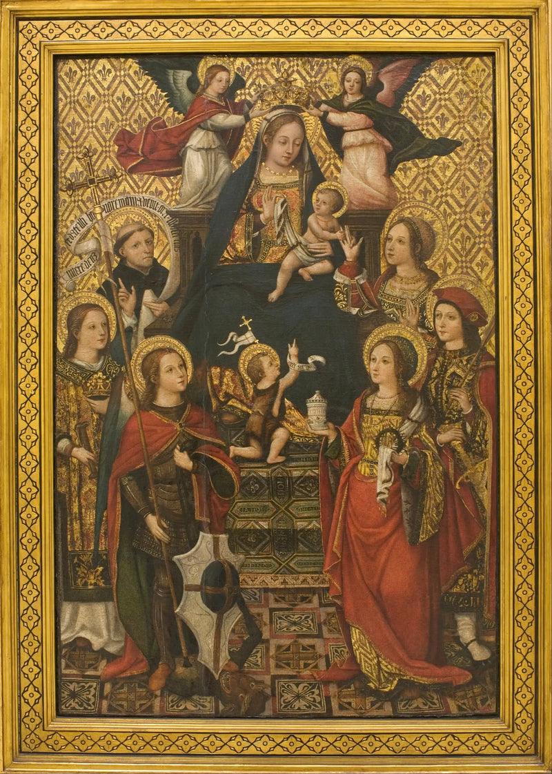 Vierge à l'Enfant, Saints et Anges - Vicente Masip