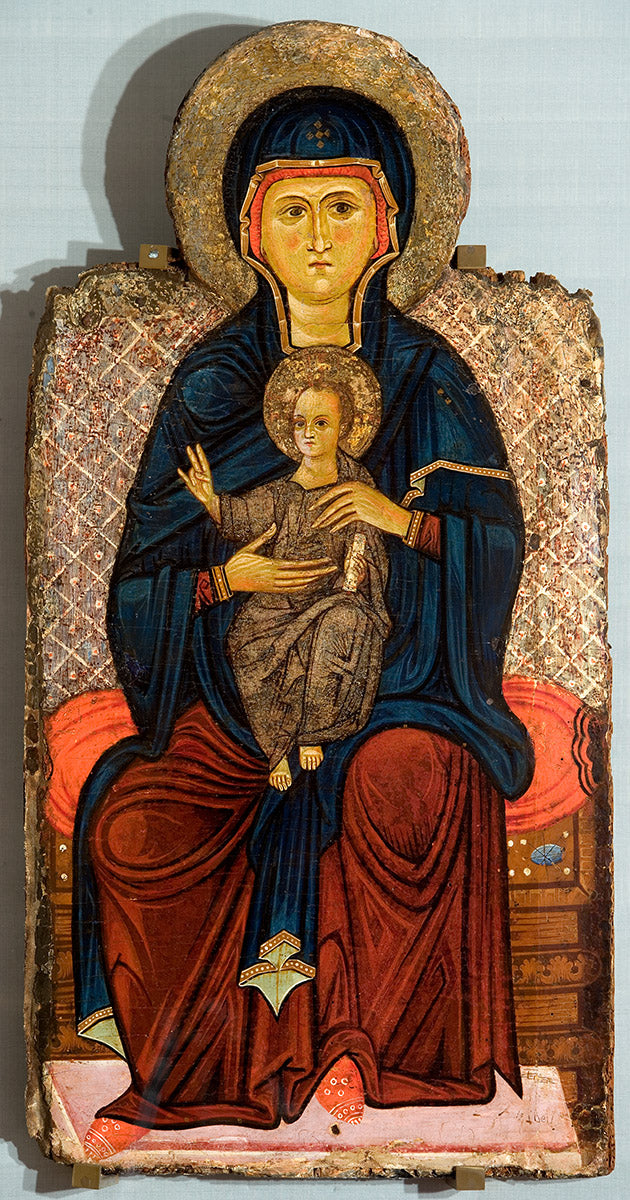 Vierge à l'enfant trônant - Master of the Bigallo Crucifix
