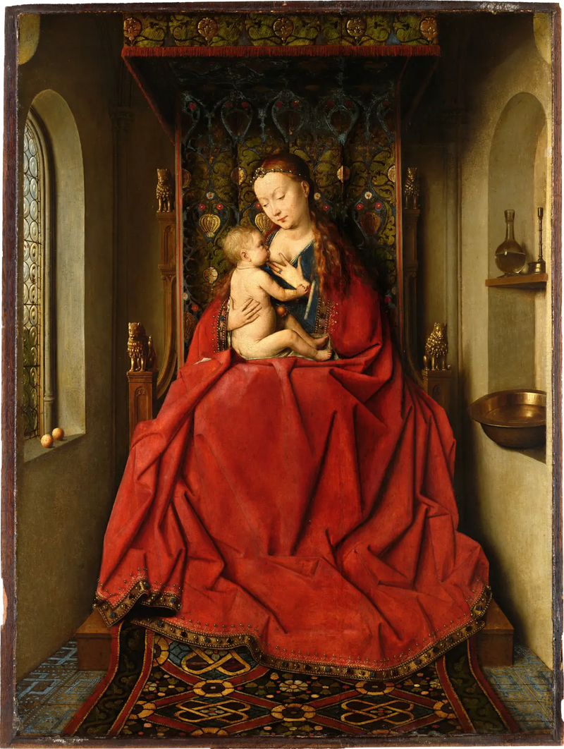 Vierge de Lucques - Jan van Eyck