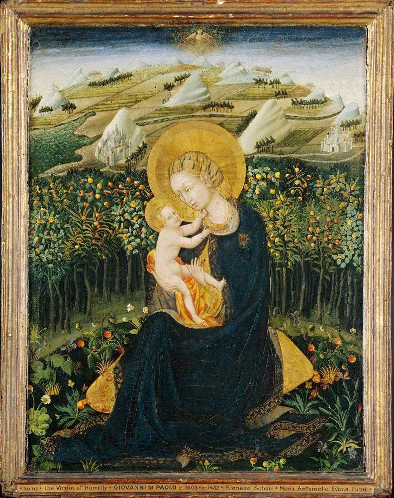 Vierge d'humilité - Giovanni di Paolo