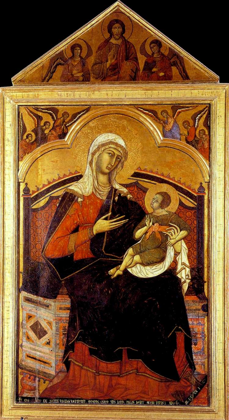 Vierge en majesté de San Domenico - Guido da Siena