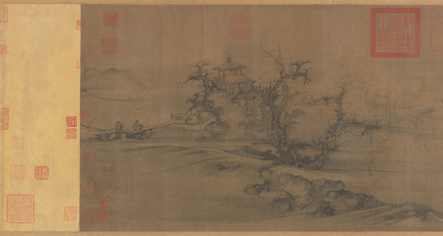 Vieux arbres, distance plane - Guo Xi