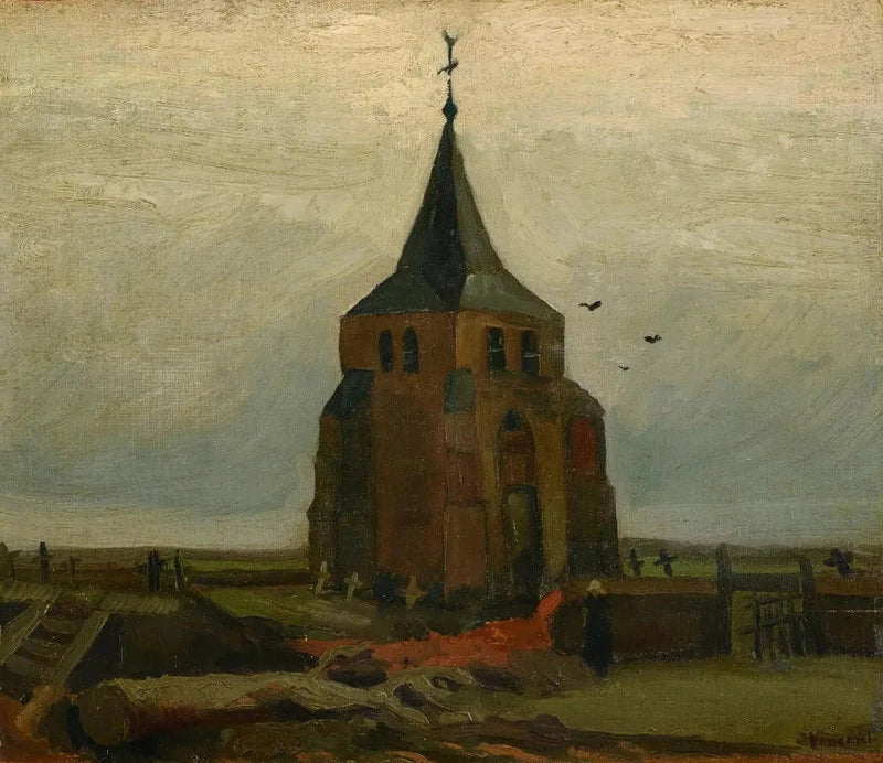 Le Vieux Clocher à Nuenen, F88 – Vincent van Gogh