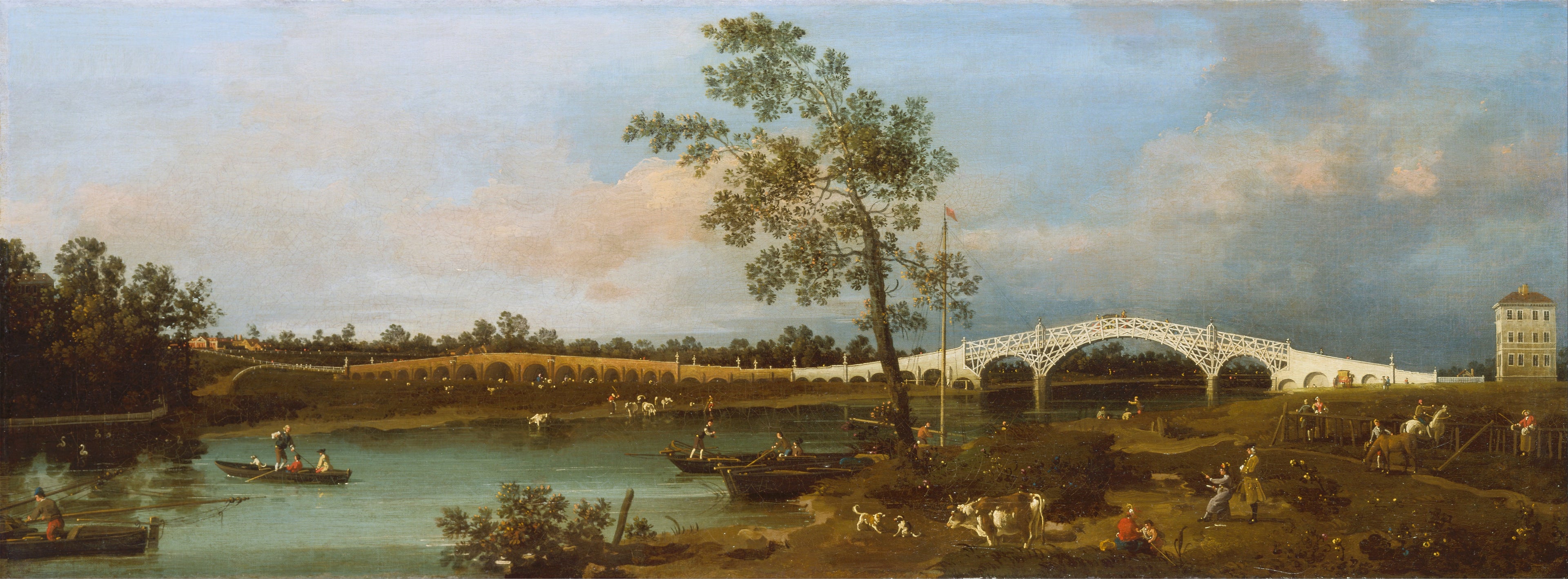 Vieux pont de Walton - Canaletto