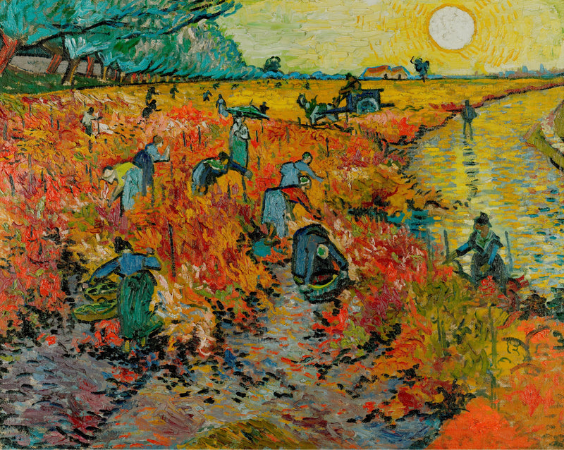 La Vigne rouge à Arles, F495 – Vincent van Gogh