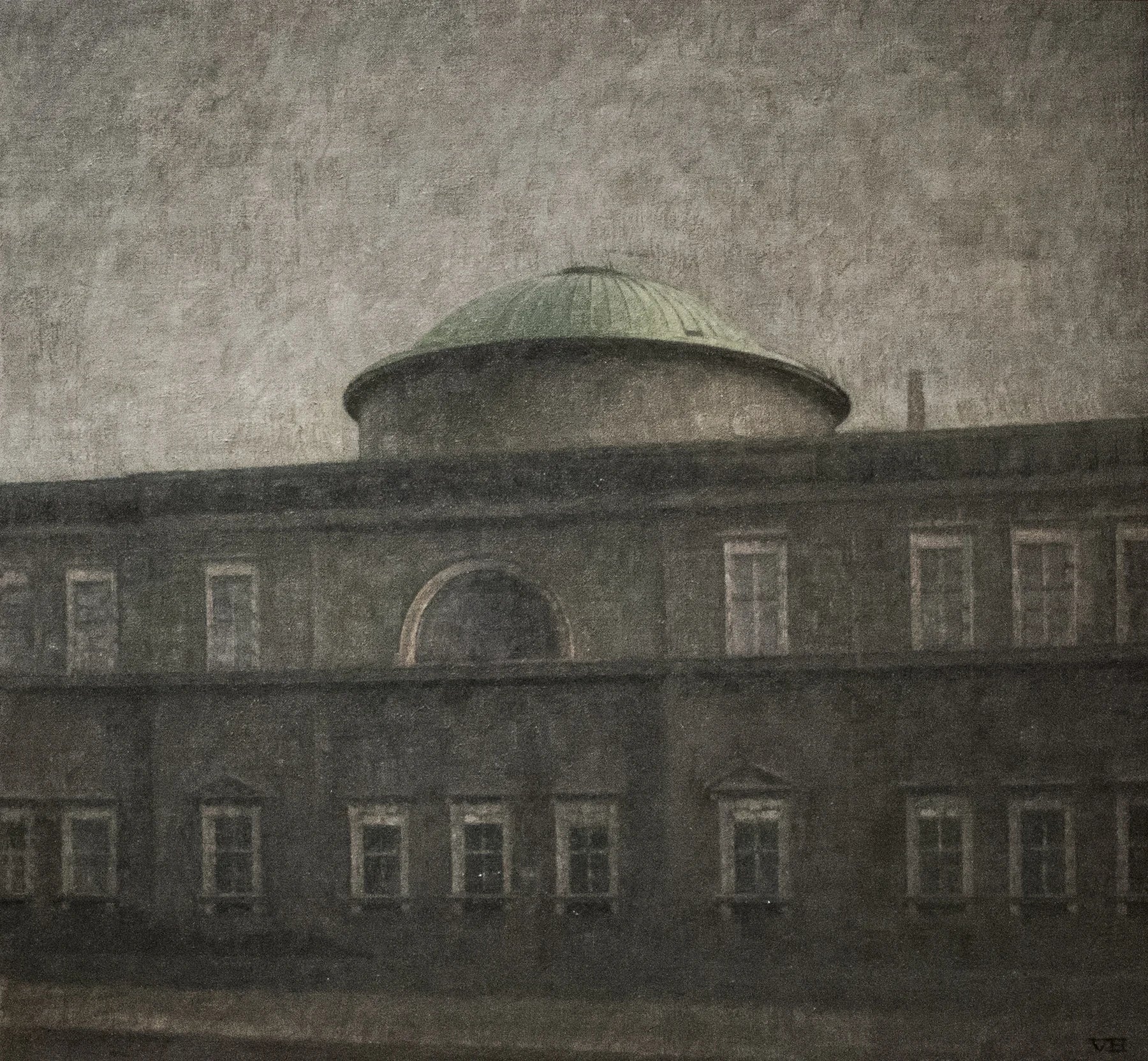 L’Église du palais royal à Copenhague, peinture de Vilhelm Hammershøi