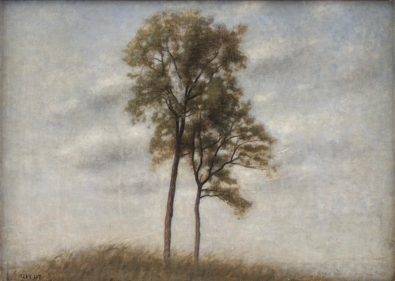 Jeunes Chênes - Vilhelm Hammershøi