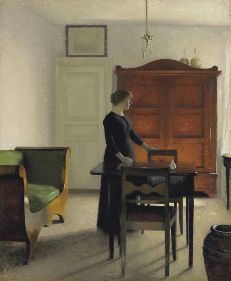 Le Salon, 1897 - Vilhelm Hammershøi