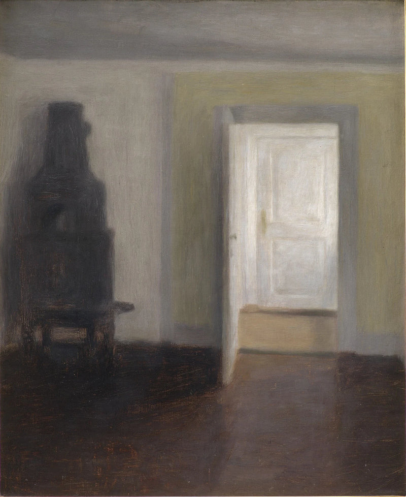 Intérieur au vieux poêle, Albertines Lyst - Vilhelm Hammershøi